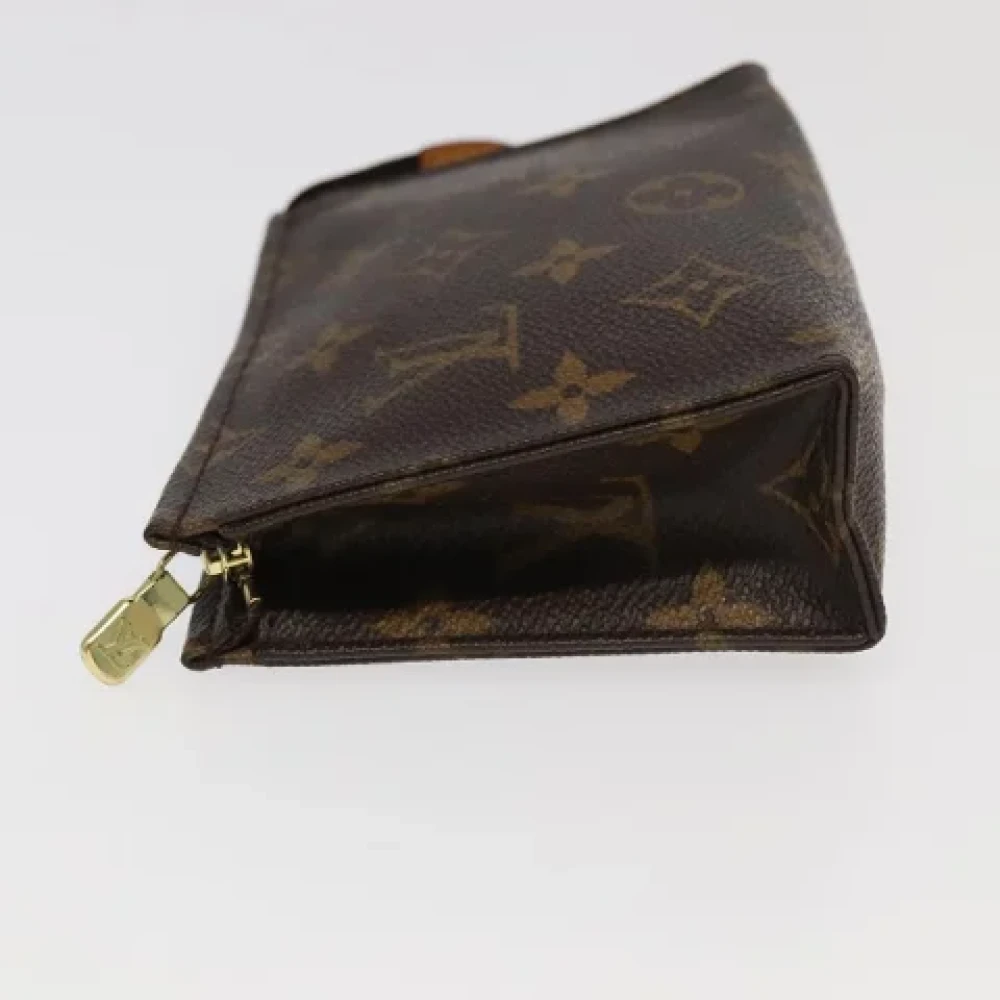 Louis Vuitton Vintage Pre-owned Canvas clutches Brown Dames