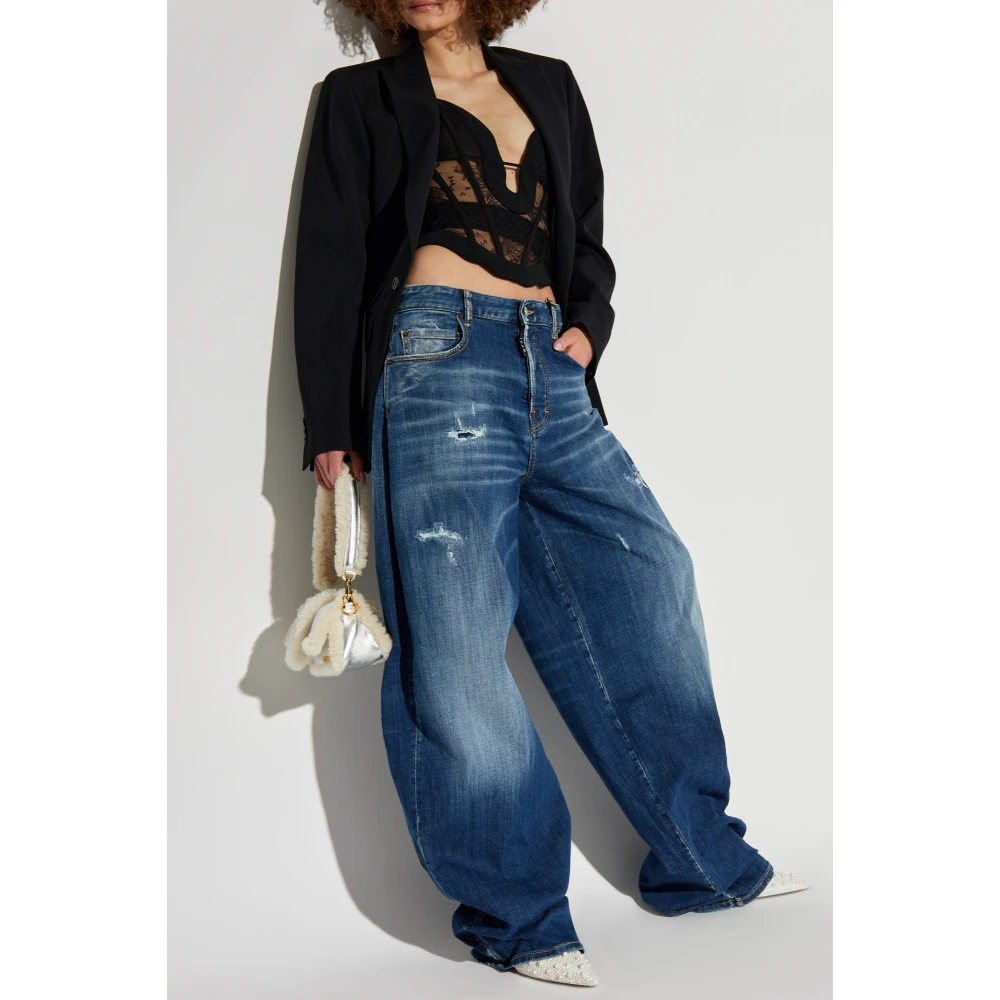 Dsquared2 Vetersluiting korset Black Dames