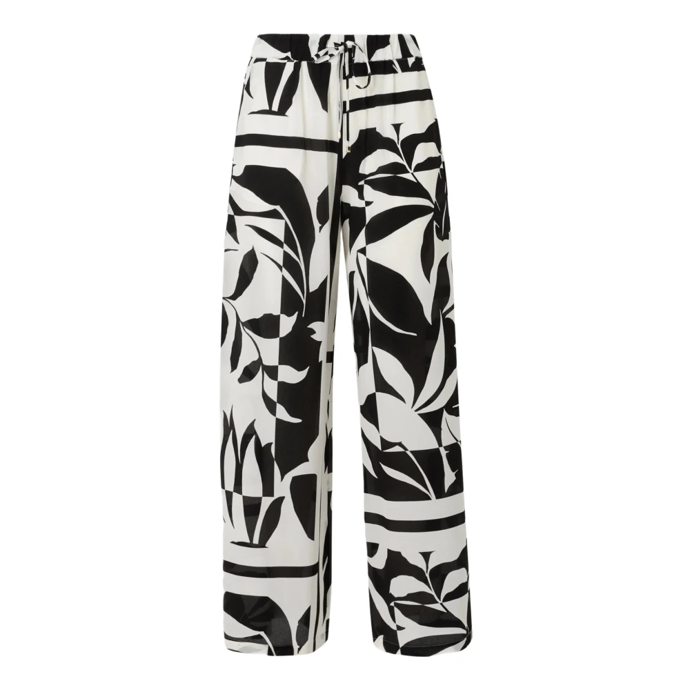 Max Mara Women's Multicolor Bchvoto Palazzo Trousers - Wide Trousers - Xs - Trousers