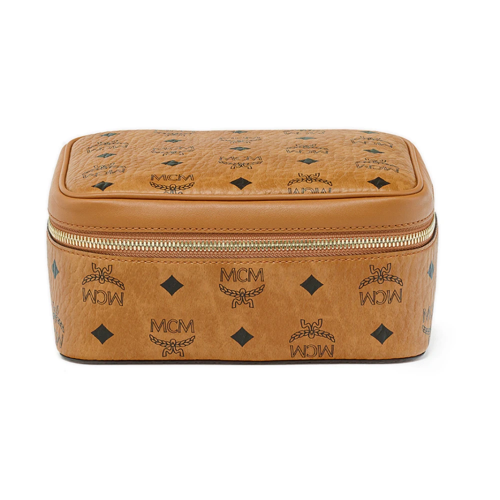 MCM Ottomar Reisetui in Visetos Brown Unisex