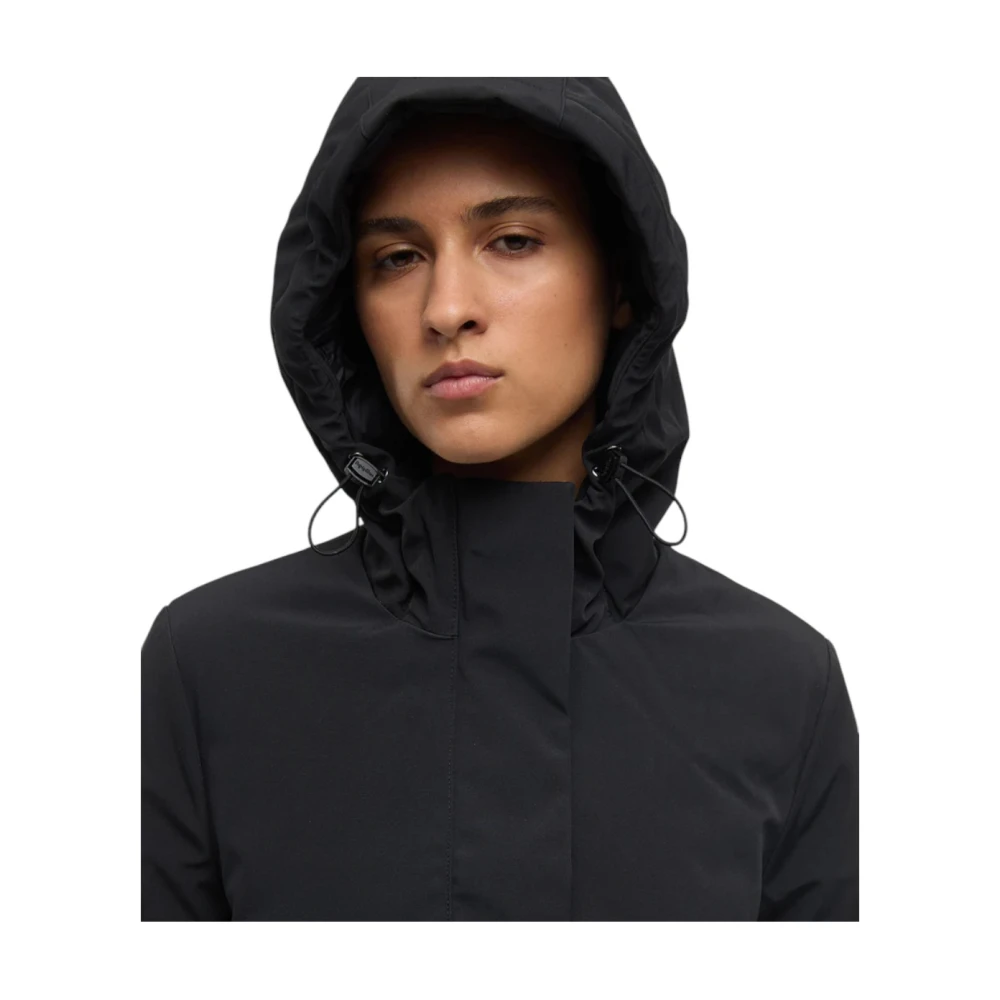 RefrigiWear Stijlvolle Winterjas Black Dames