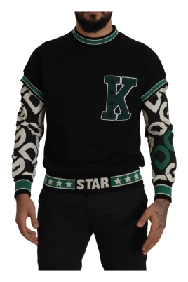 King Star Crewneck Pullover Sweater