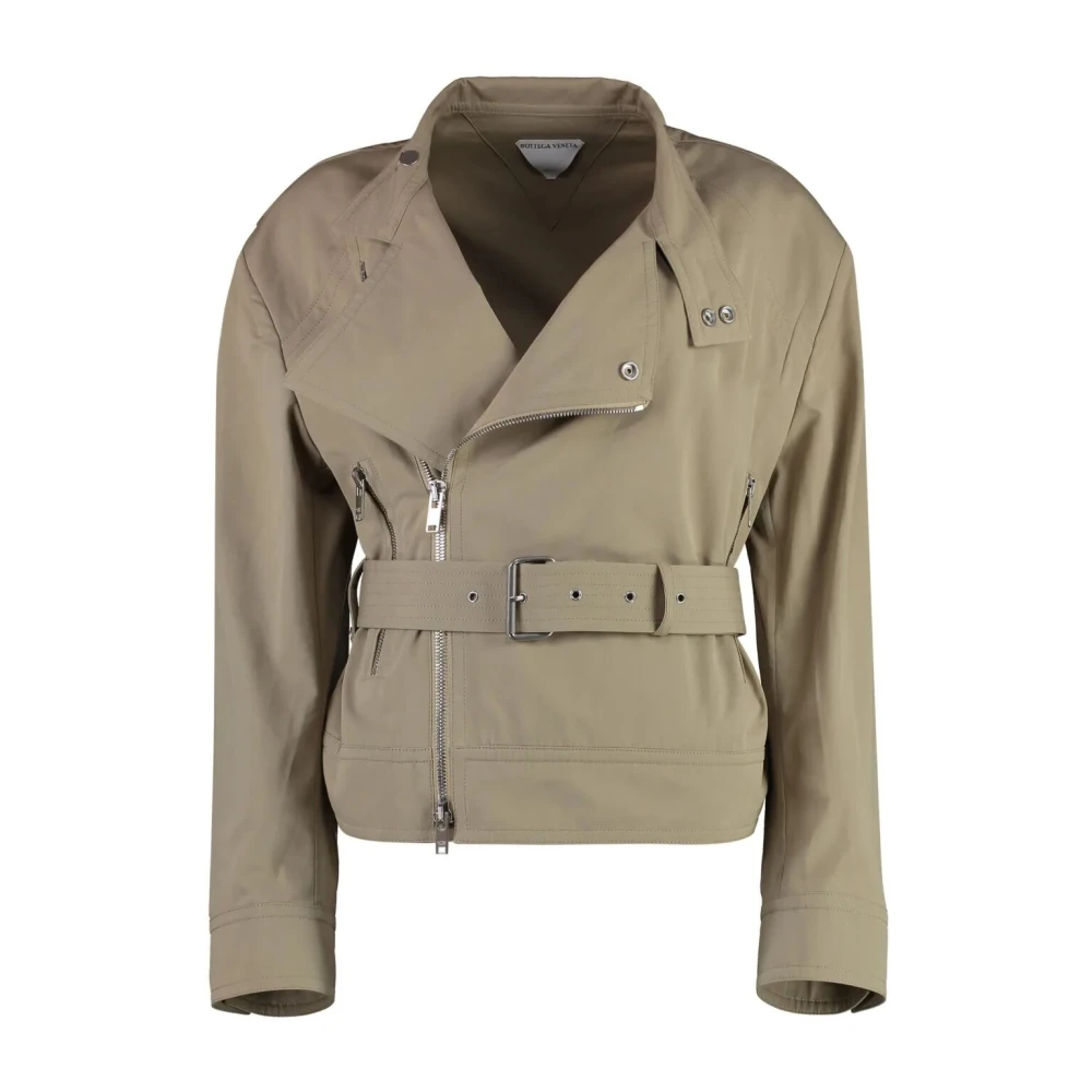 Bottega Veneta Stijlvolle Jas voor Mannen Beige Dames