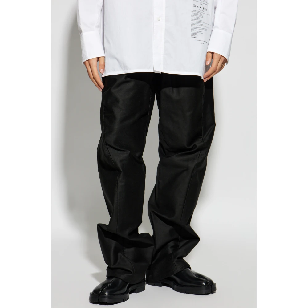 Maison Margiela Katoenen broek Black Heren