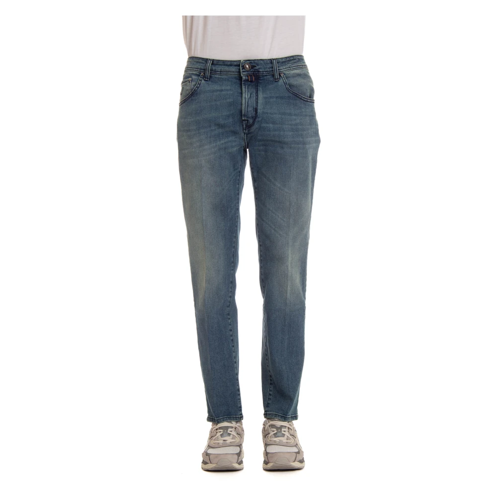 Jacob Cohën Slim Fit Stretch Denim Jeans Blue Heren