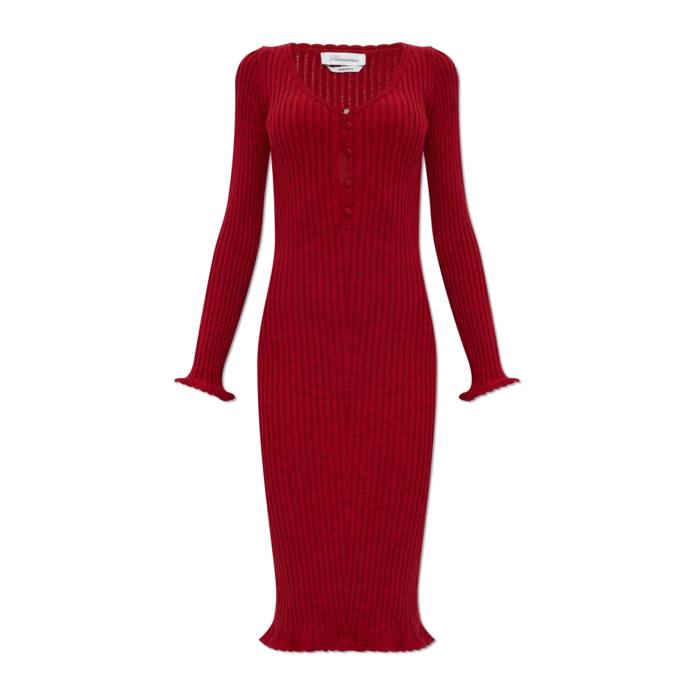 Blumarine Gestreepte jurk Red Dames