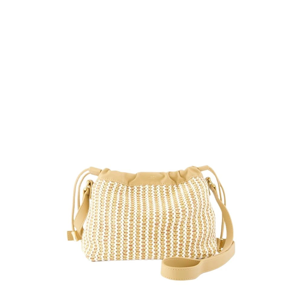 A.p.c. Women's Beige Mini Crossbody Bag - Synthetic - Shoulder Bags - One Size - Bags