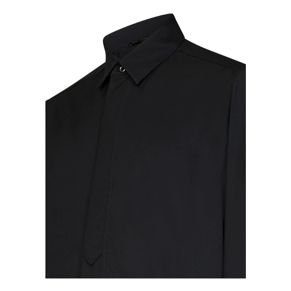 Low Brand Zwarte Shirt Aw24 Stijl Black Heren