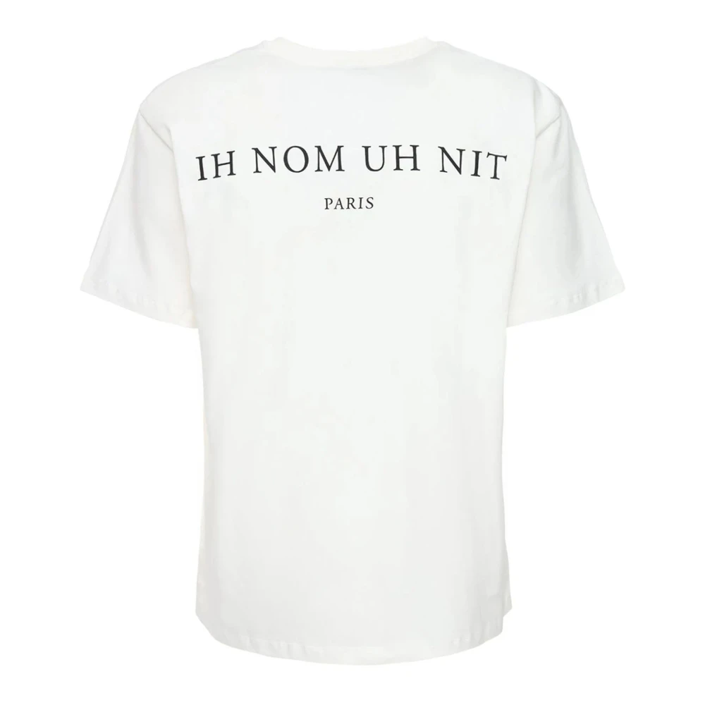IH NOM UH NIT Witte Future Mask T-shirt met Logo White Heren