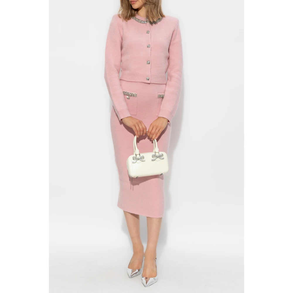 Self Portrait Rok met zakken Pink Dames