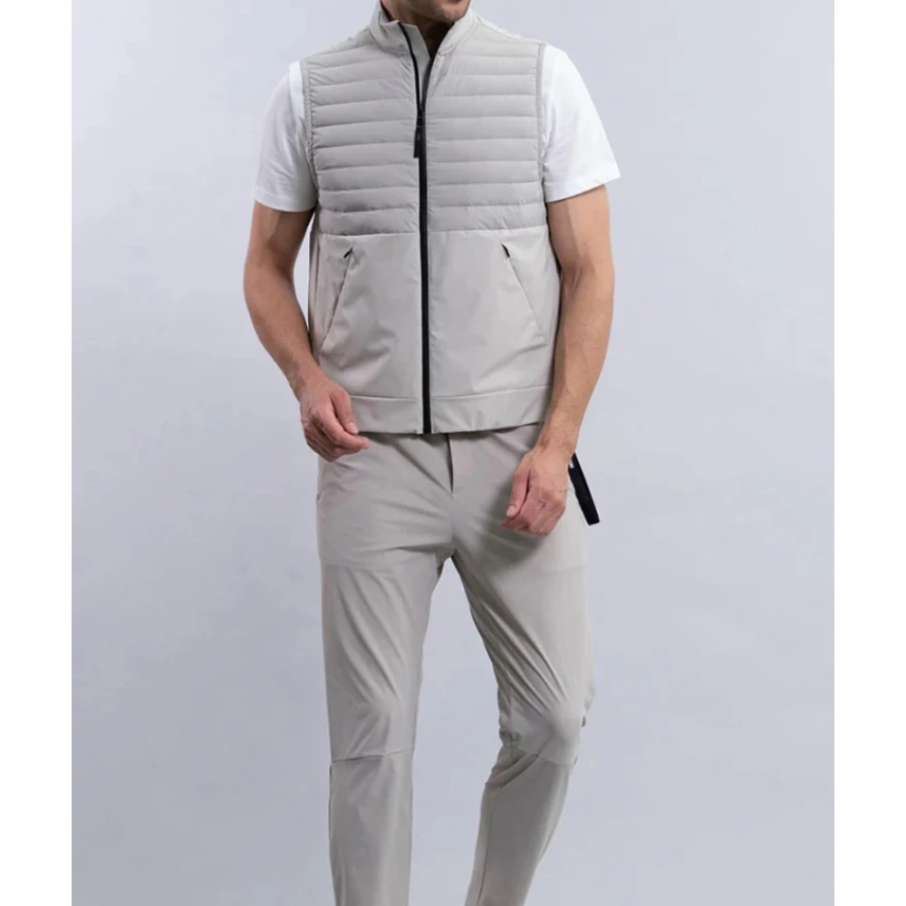 Duno Gewatteerd Ritsvest Camo Stijl Gray Heren