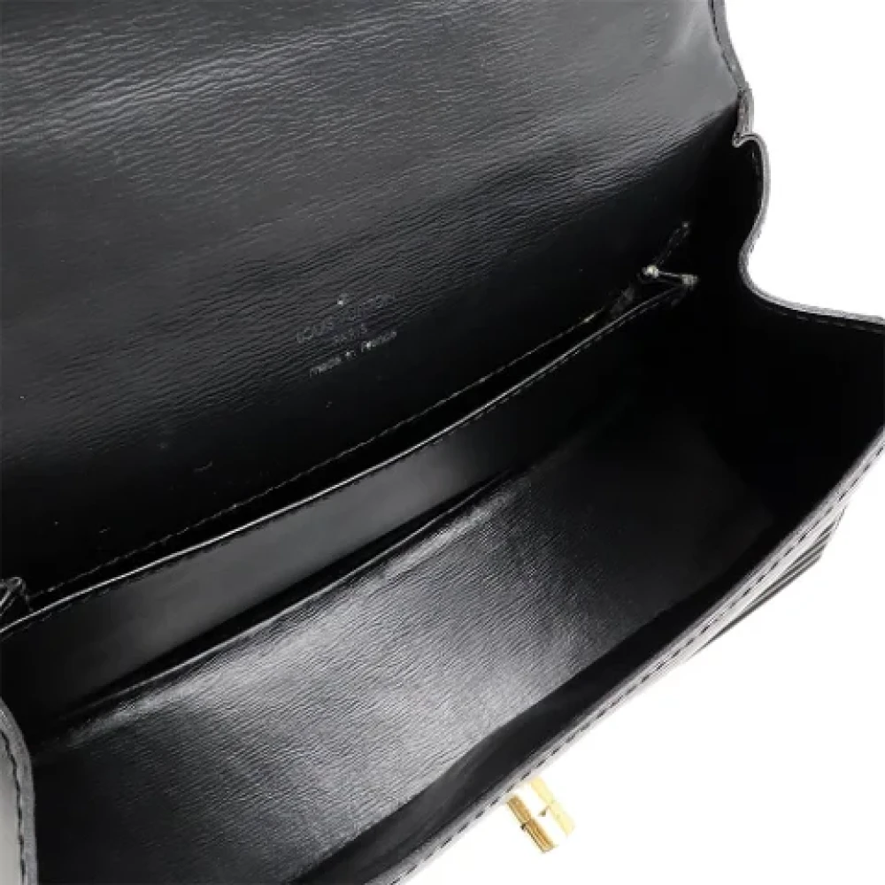 Louis Vuitton Vintage Pre-owned Leather handbags Black Dames