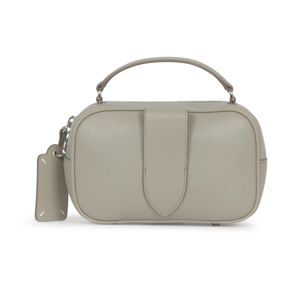 Maison Margiela Geborduurde Camera Riemtas Mini Gray Dames