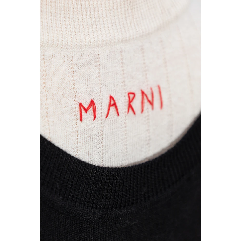 Marni Wollen jurk Black Dames