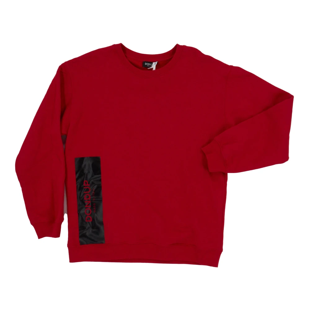 Dondup Röd Crew-Neck Sweatshirt