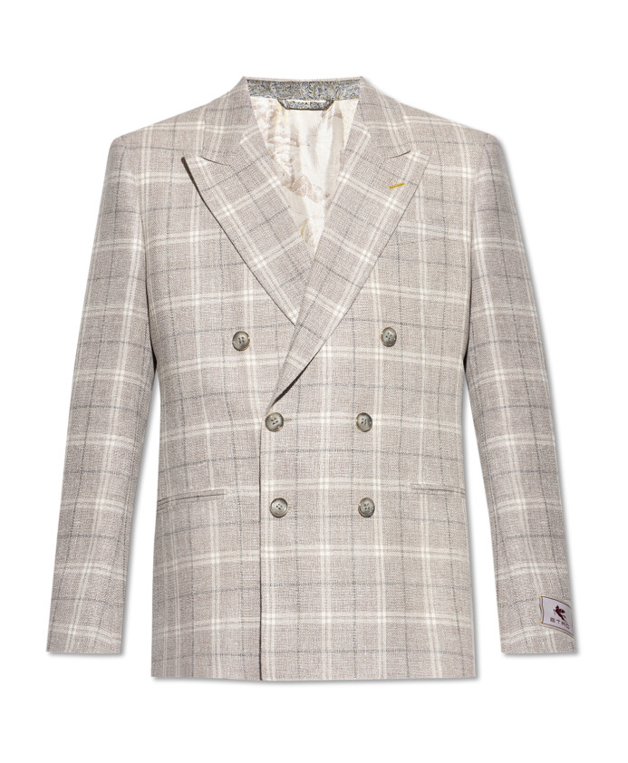 blazer-a-motif-a-carreaux