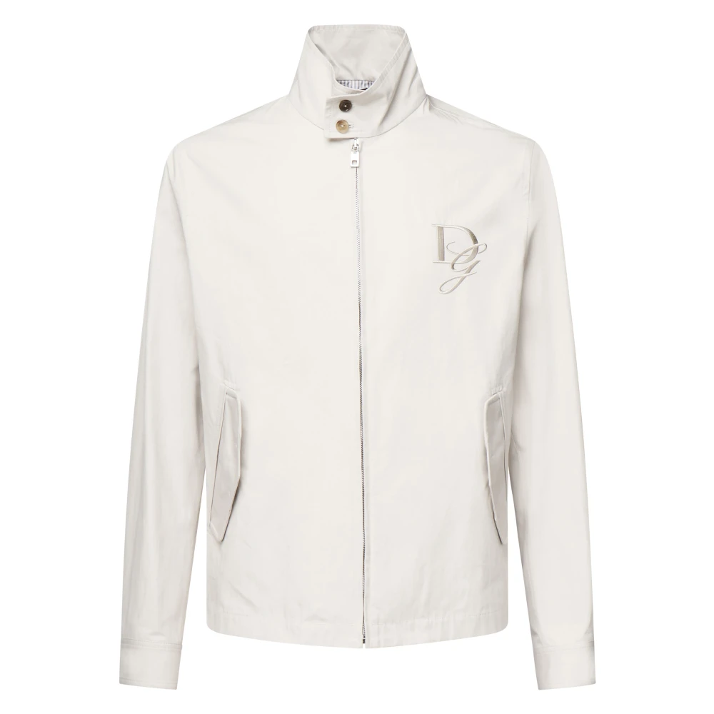 Dolce & Gabbana Wit Overhemd met Voorritssluiting White Heren