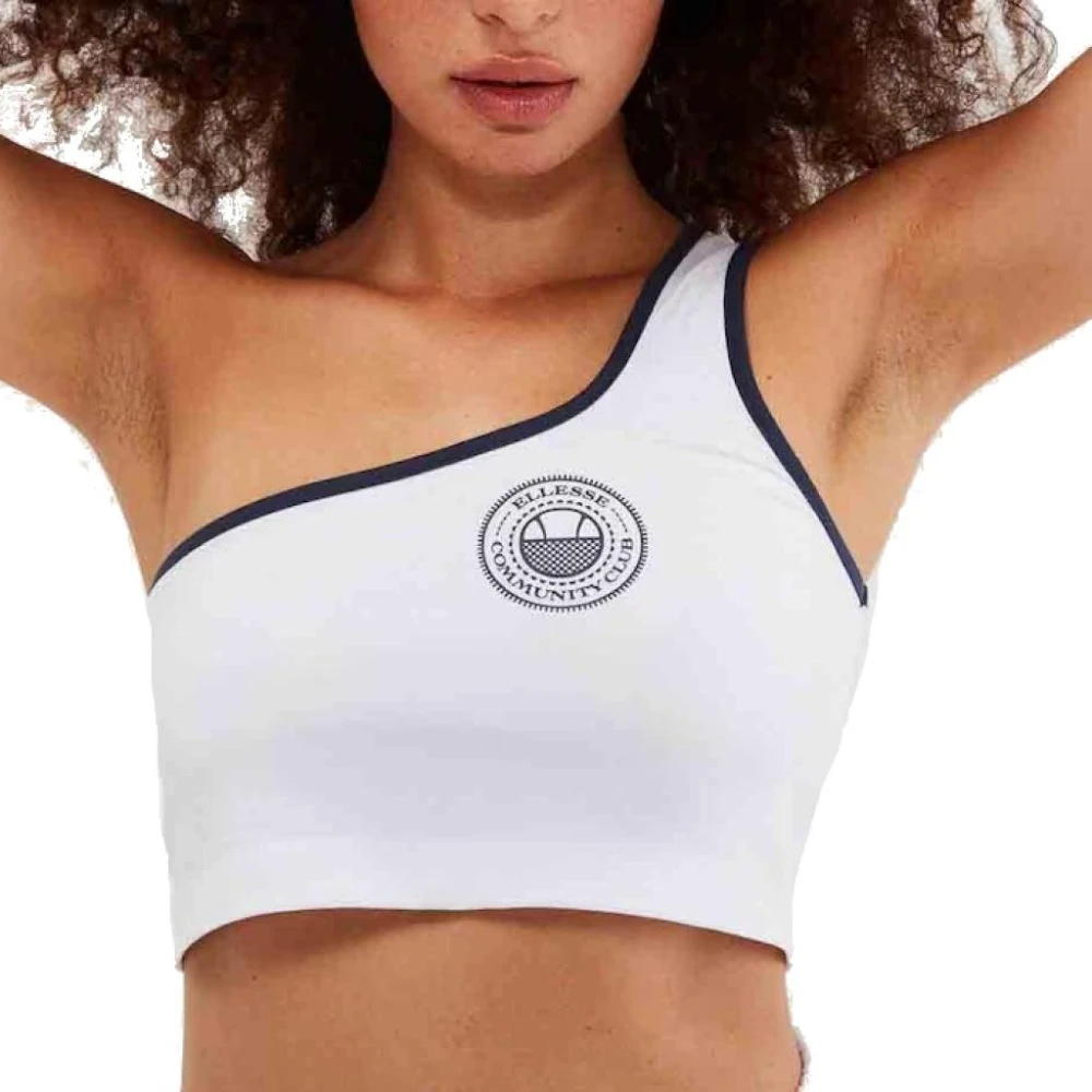 Ellesse Donna Bianco Top, M, New,