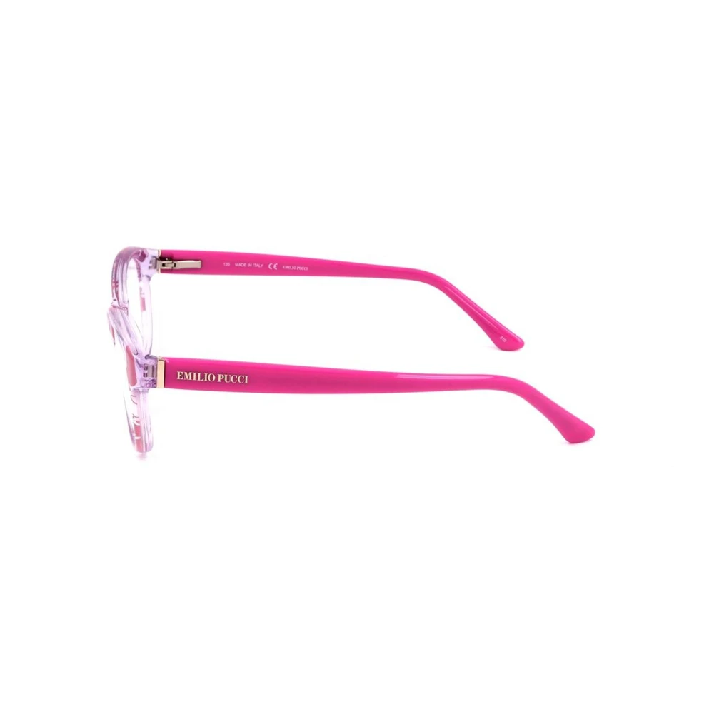 EMILIO PUCCI Roze Plastic Frame Damesbril Multicolor Dames