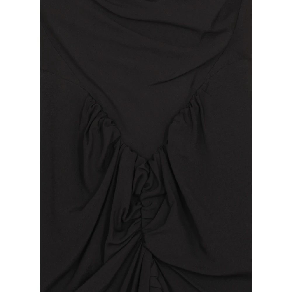 Vivienne Westwood Zwarte jurk met wijde halslijn Black Dames