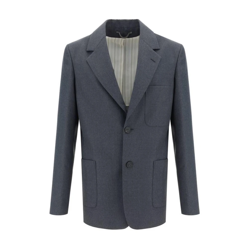 Golden Goose Gedeconstrueerd Jasje Tailoring Garengeverfd Gray Heren