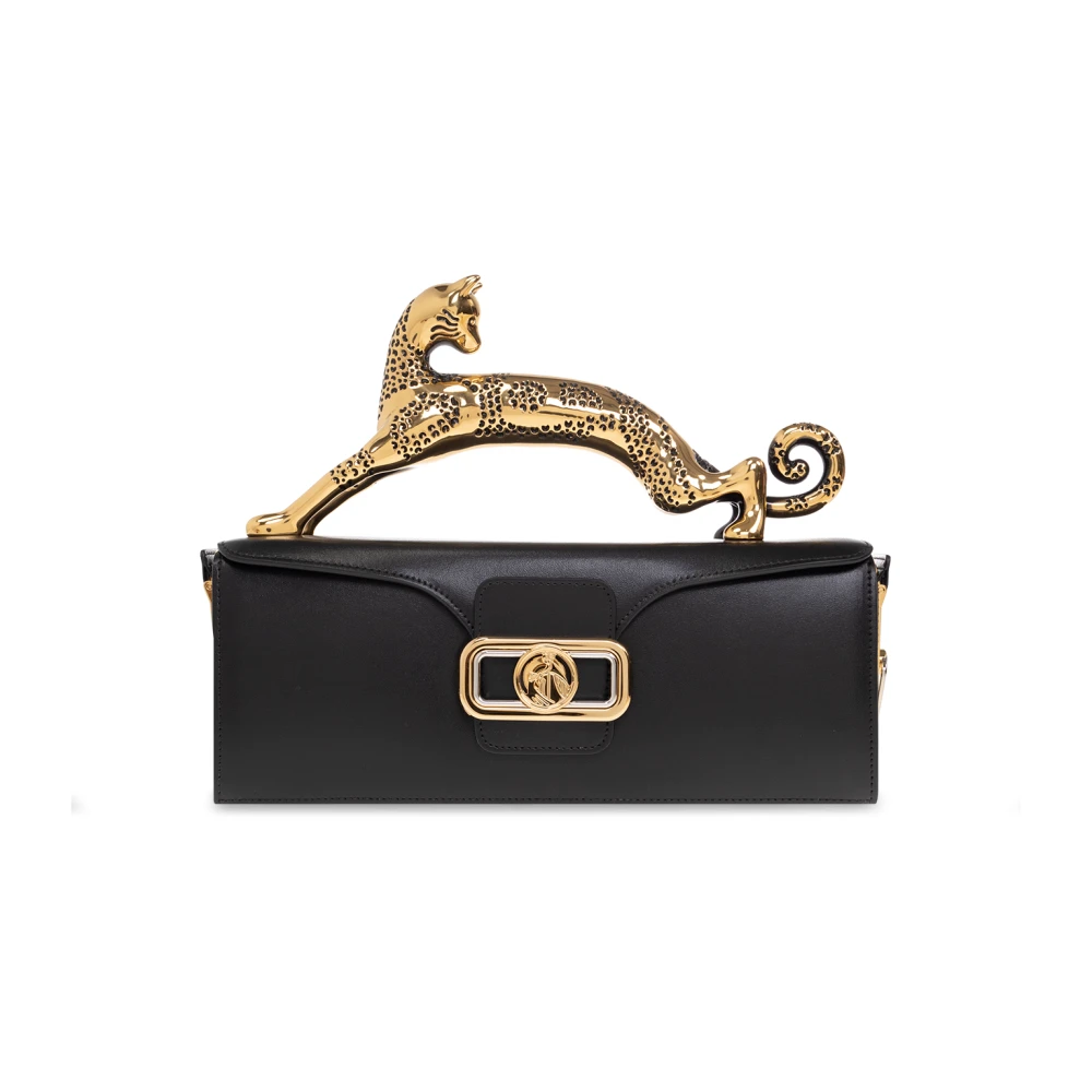 Lanvin Pencil Cat Schoudertas Black Dames