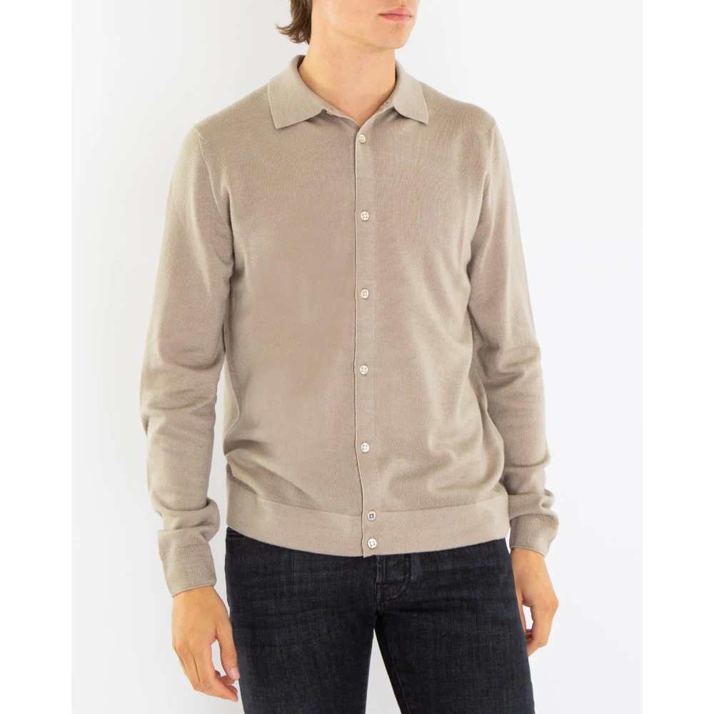 Jacob Cohën Heren Casual Shirt Beige Heren