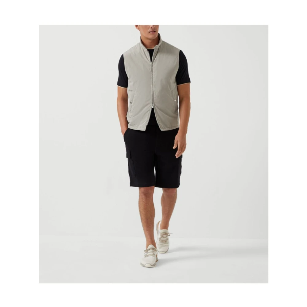 BRUNELLO CUCINELLI Zwarte Shorts voor Mannen Black Heren
