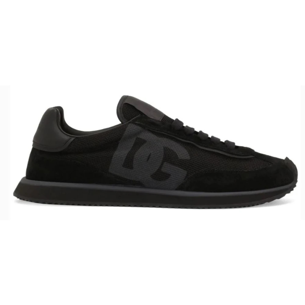 Dolce & Gabbana Zwarte Veterschoenen Heren Schoenen