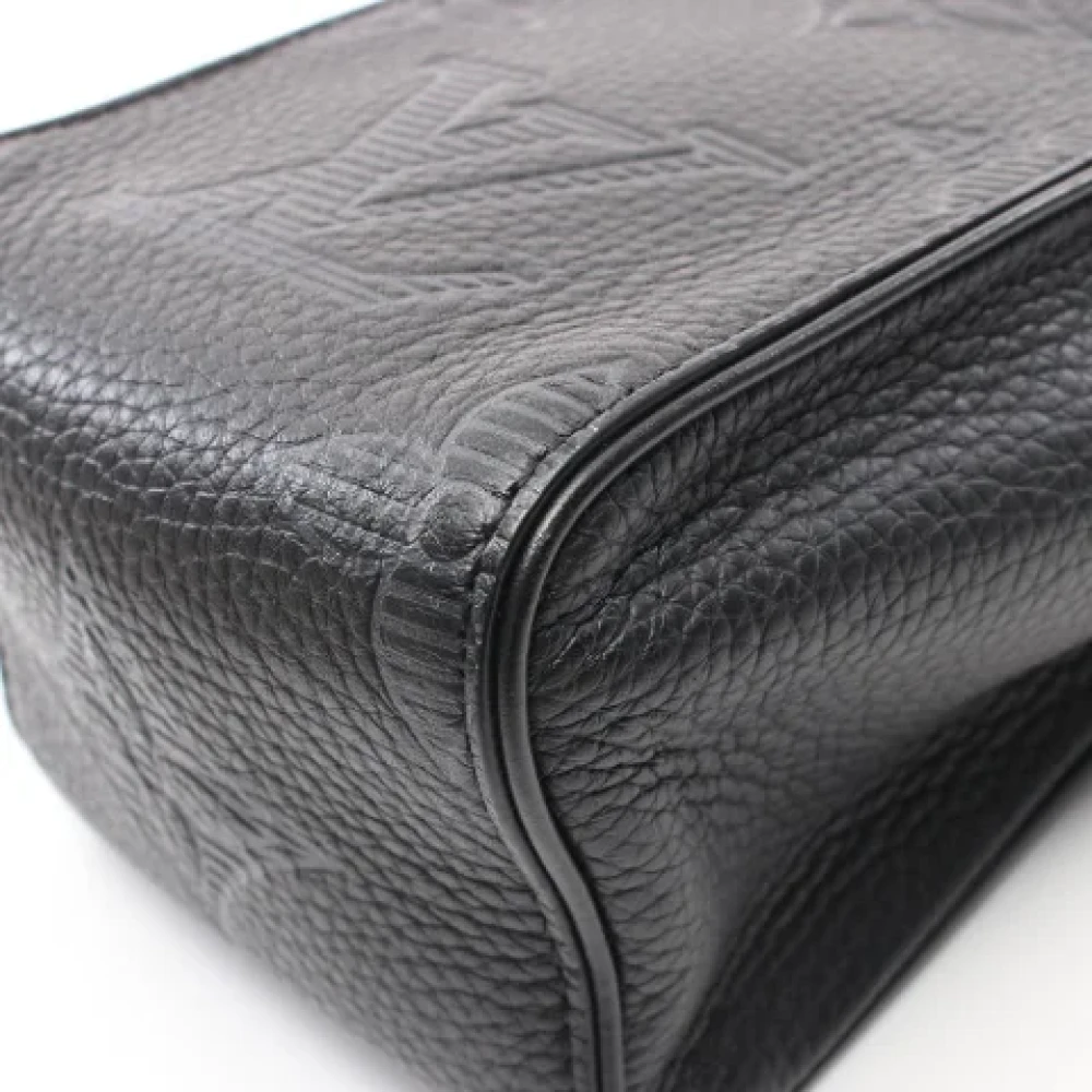 Louis Vuitton Vintage Pre-owned Leather handbags Black Heren