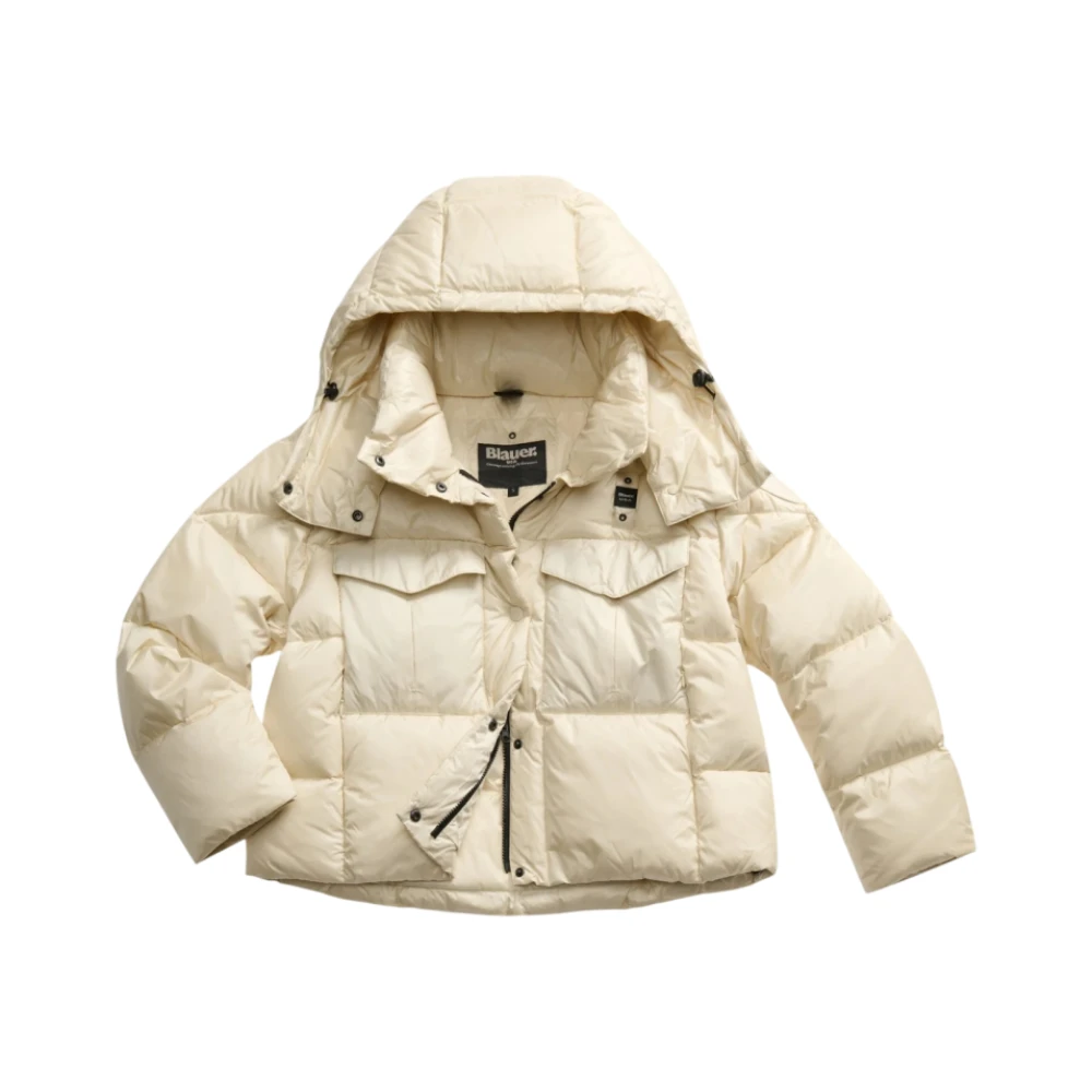 Blauer Mujer Beige - Chaqueta Corta Acolchada Brillante Laval - Jackets - Xs