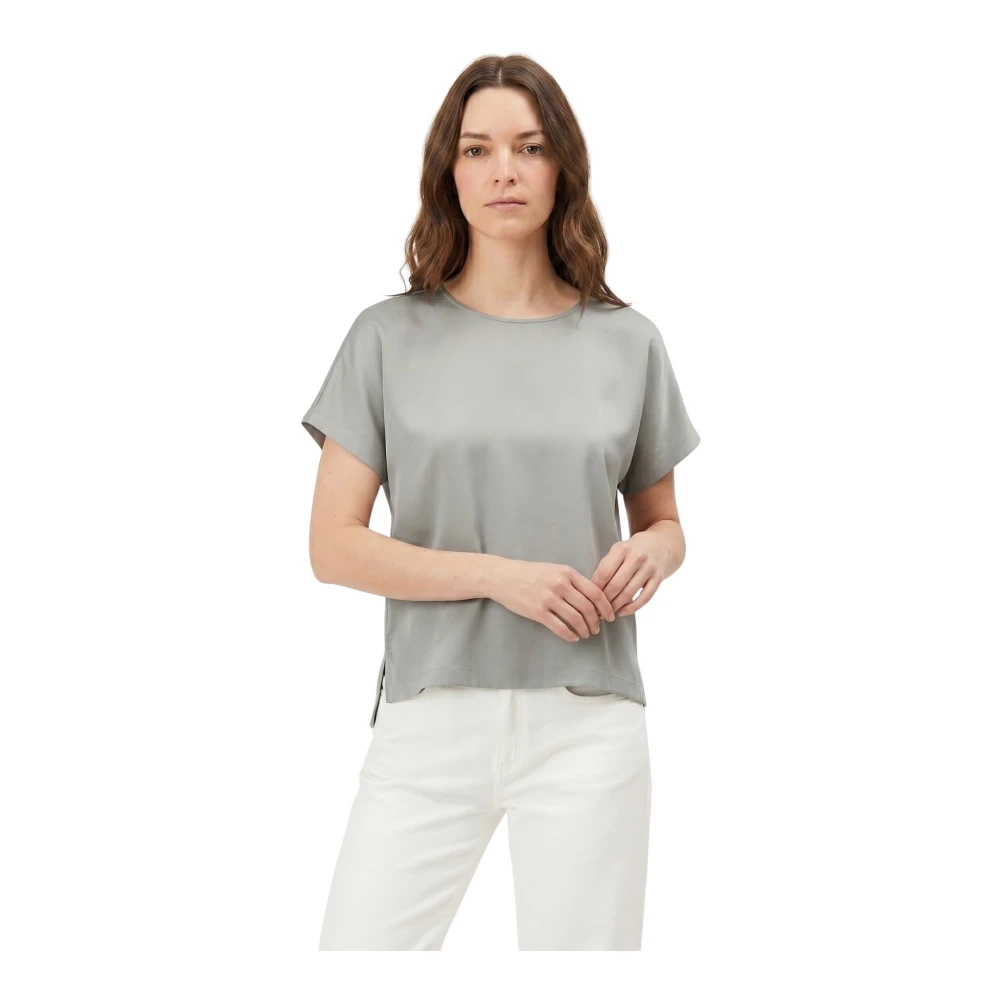 Drykorn T-Shirts, Female, Xs, Coramy Bluse Green