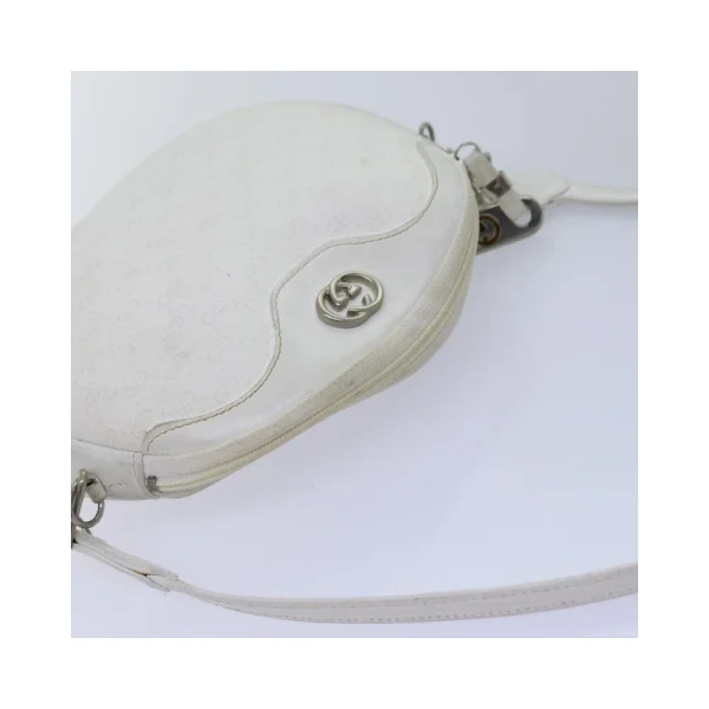 Gucci Vintage Pre-owned Canvas gucci-bags White Dames