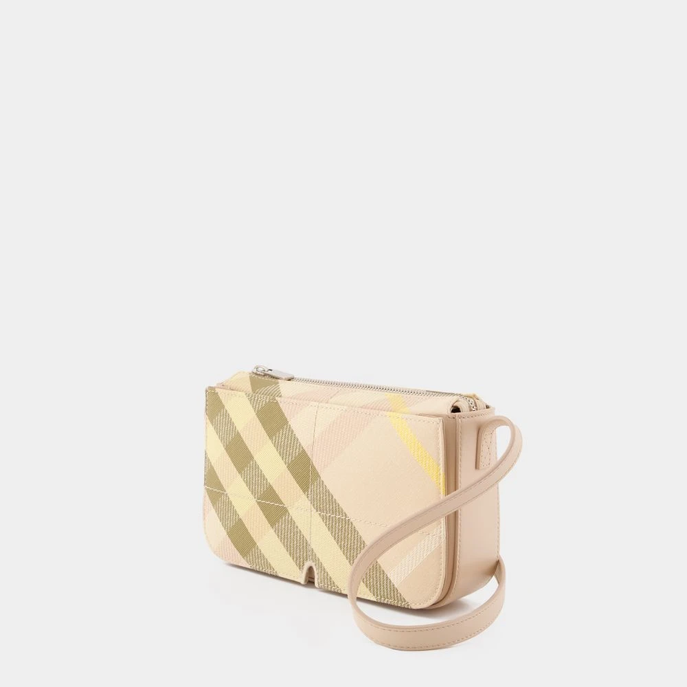 Burberry Roze Crossbody Tas met Kettingband Multicolor Dames