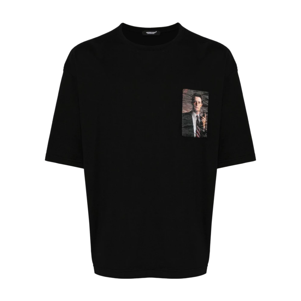 Undercover Zwarte katoenen jersey T-shirt voor mannen Black Heren