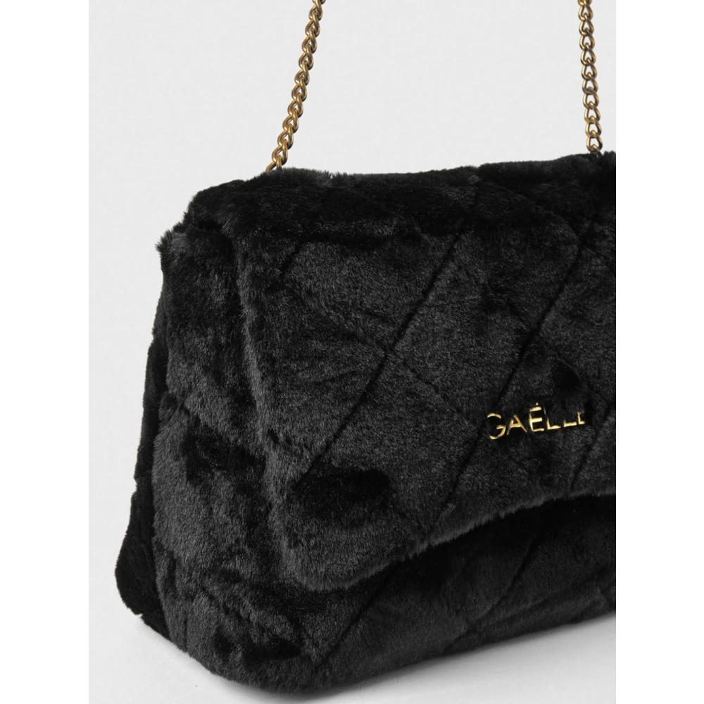 Gaëlle Paris Elegante Zwarte Schoudertas Black Dames
