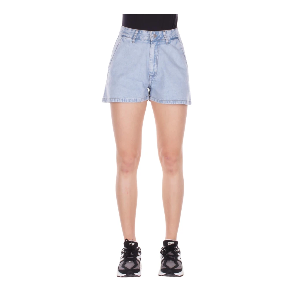 Carhartt Wip Women's Blue Denim Shorts, Xs, Denim Shorts
