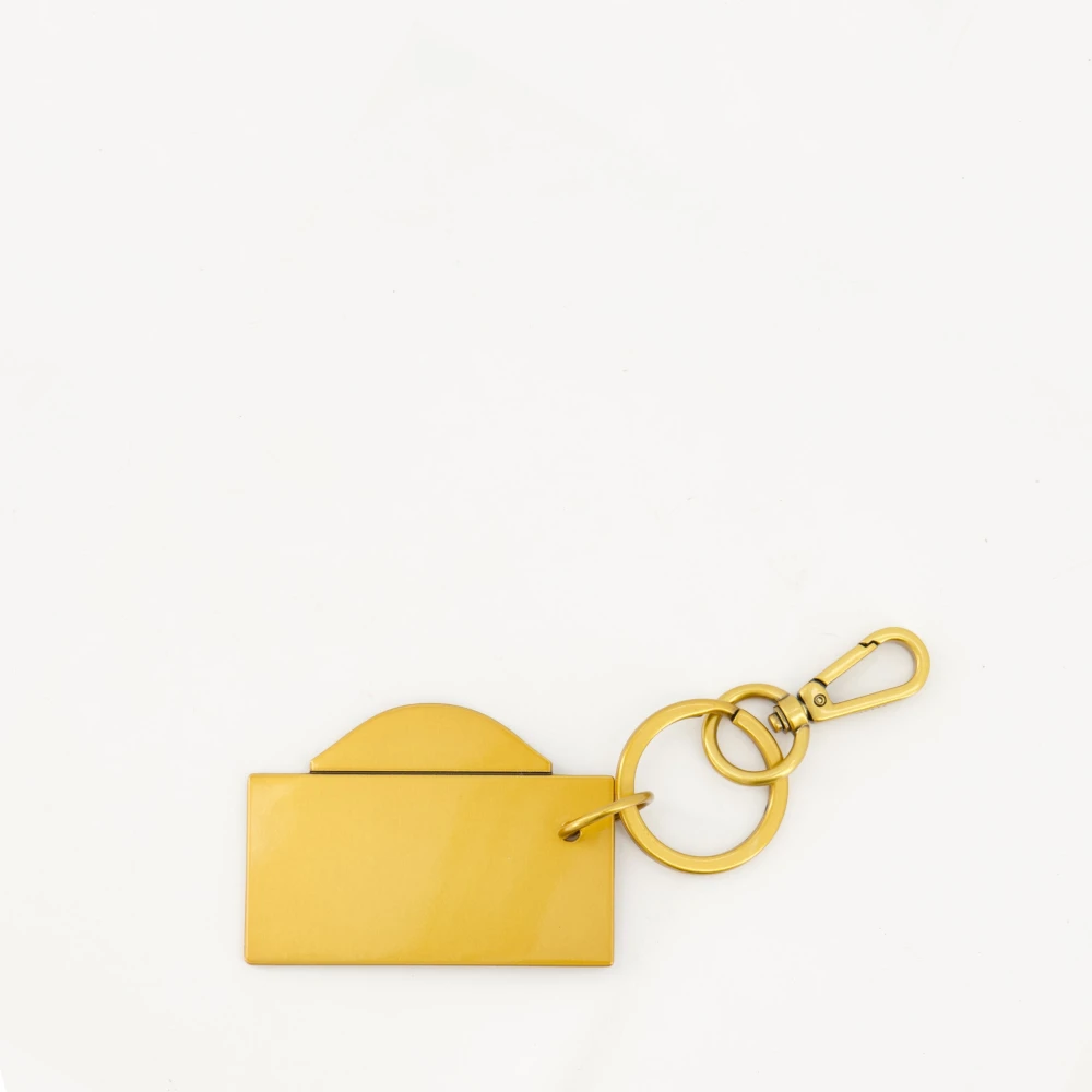 Ami Paris Straatnaambord Sleutelhanger Yellow Unisex