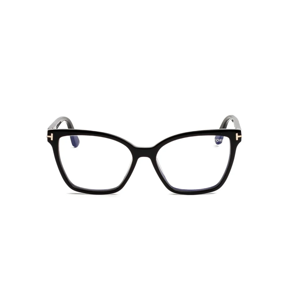 Tom Ford Black Glasses, Female, 53 Mm, Ft5641b 005 Clip Eyeglasses