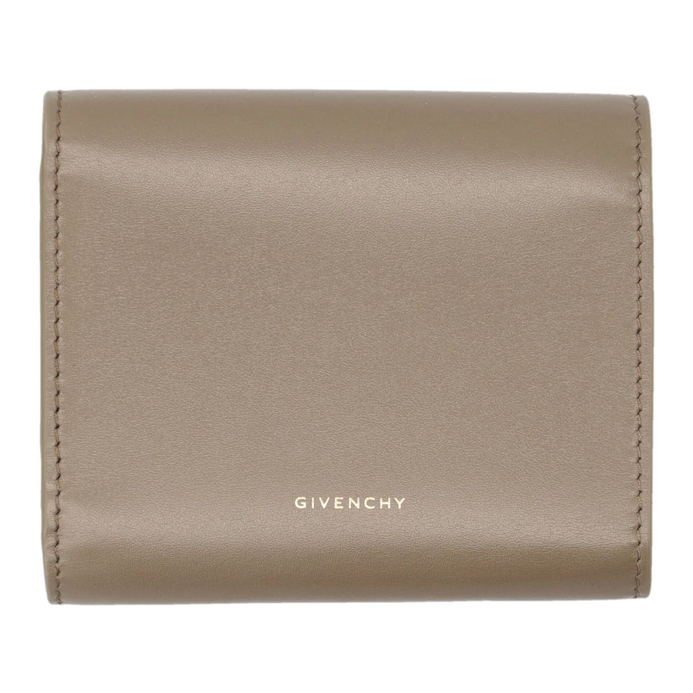 Givenchy Taupe 4G Trifold Portemonnee Accessoires Brown Dames