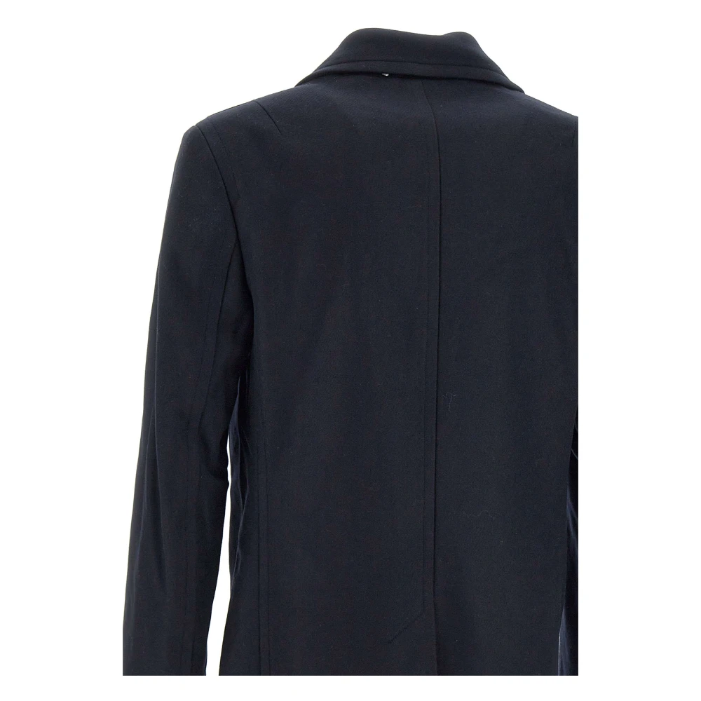 Paul Smith Blauwe Wol Kasjmier Jas Blue Heren