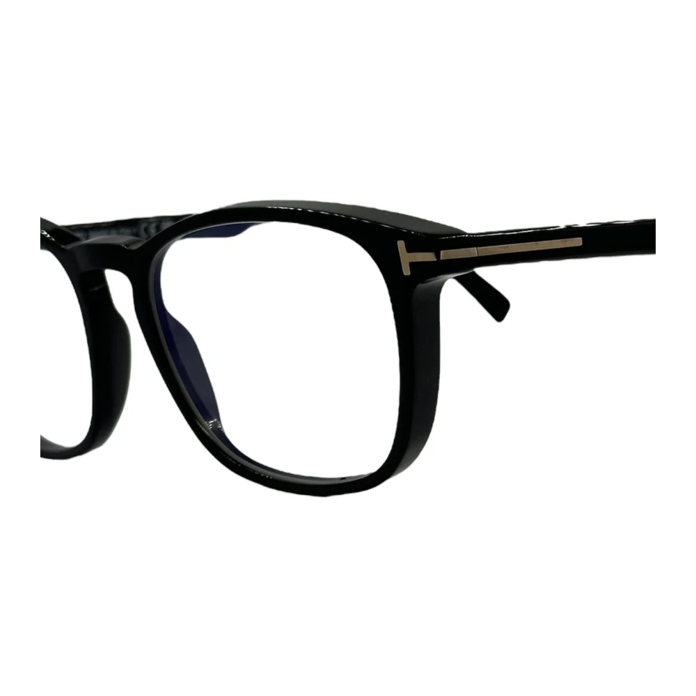 Tom Ford Vierkant Frame Zwarte Bril Black Dames