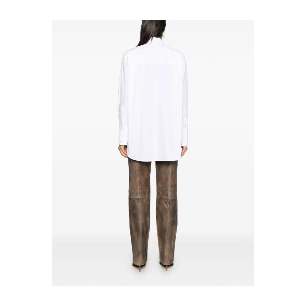 Remain Birger Christensen Oversized Wit Overhemd White Dames