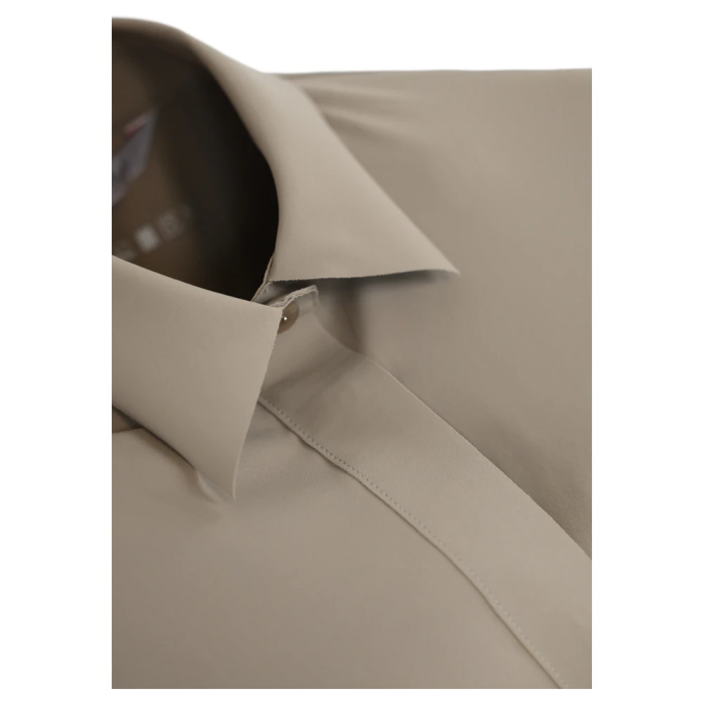 Max Mara Studio Dove Grey Jersey Shirt Brown Dames