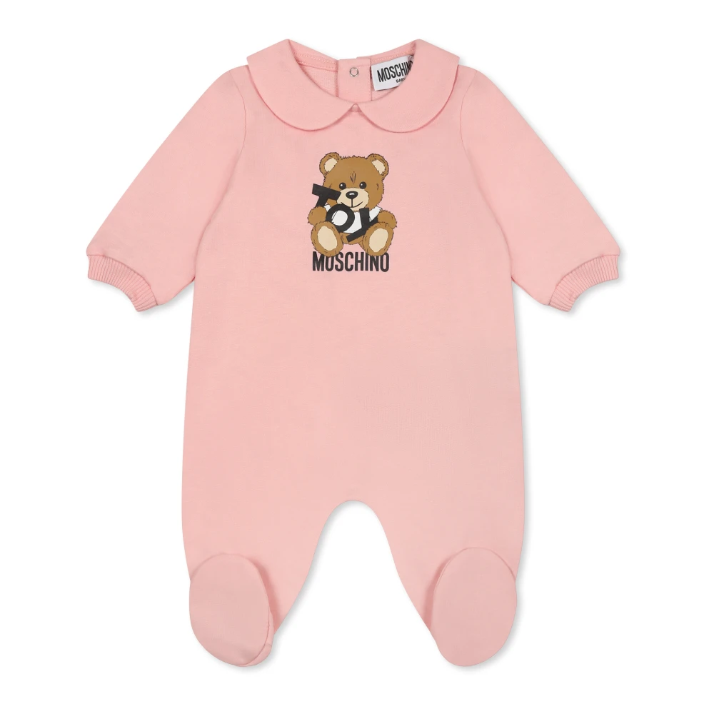 Moschino Rosa Teddy Bear Rompers Pink, Unisex