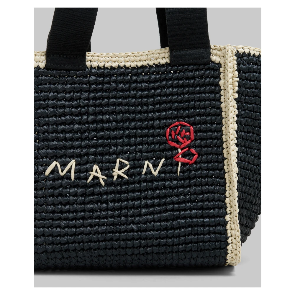 Marni Macramillo small shopper Black Dames