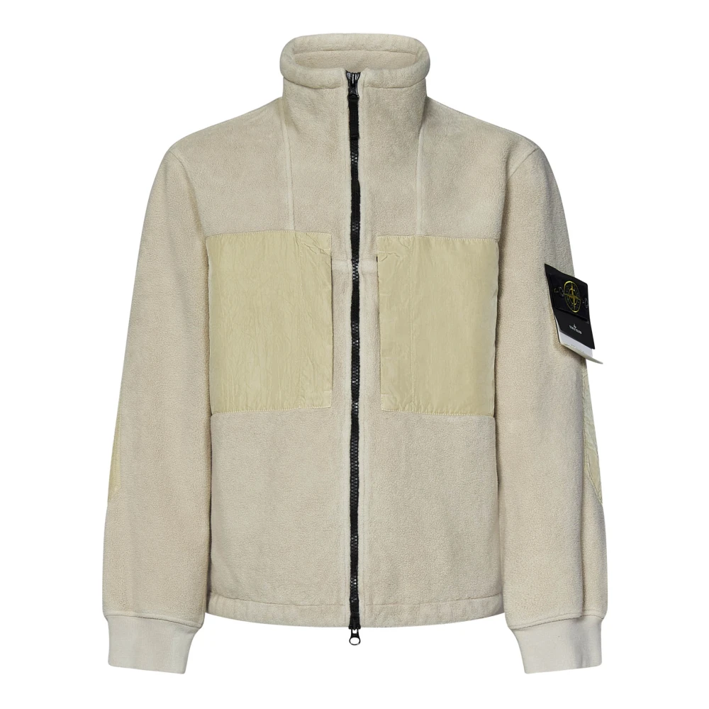 Beige Teddy-Effekt Jakke Aw24