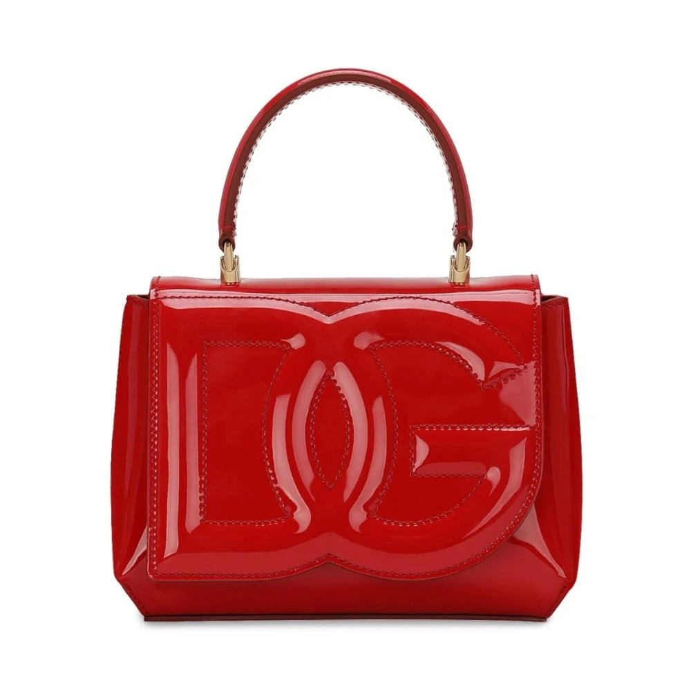 Dolce & Gabbana Rode Patenttas met Gouden Hardware Red Dames