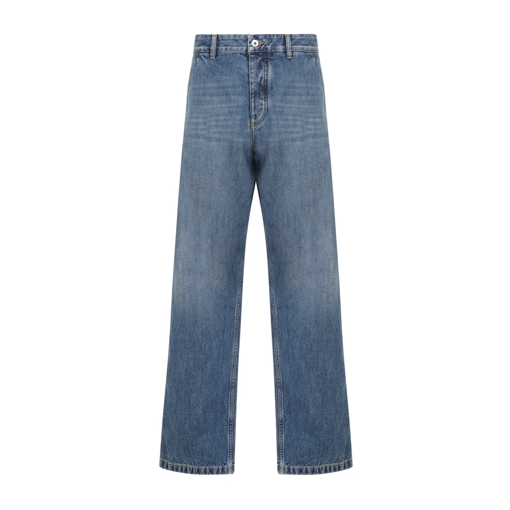 Bottega Veneta Blauwe Cargo Jeans Aw24 Blue Dames