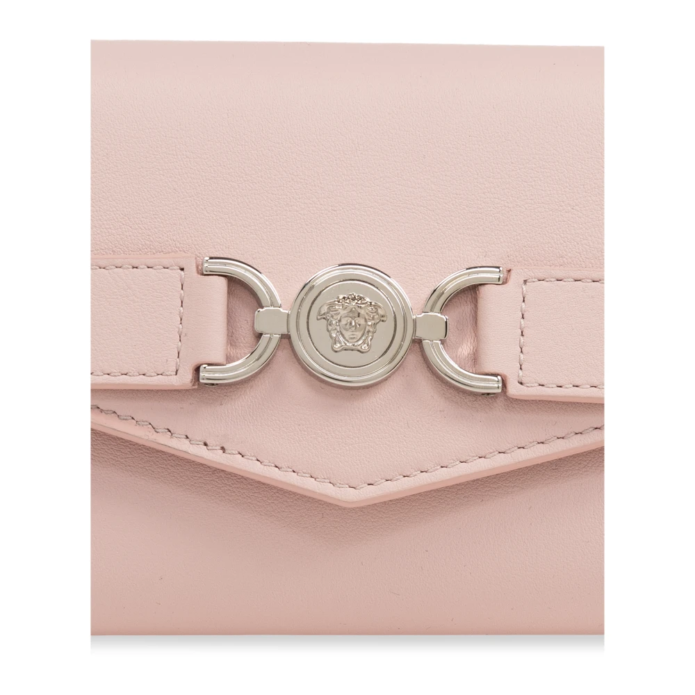 Versace Leren portemonnee Pink Dames